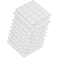 Emuca 4026415 Tapa embellecedora adhesiva- Ø13mm- Blanco- Lote de 200 piezas